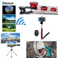 iBank(R)Selfie Stick + Bluetooth Shutter + Tripod + Fisheyes